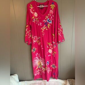 Johnny Was Floral Maxi Dress